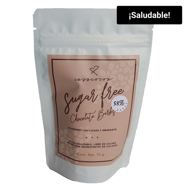 Pack Sugar Free Chocolate Barks 58%