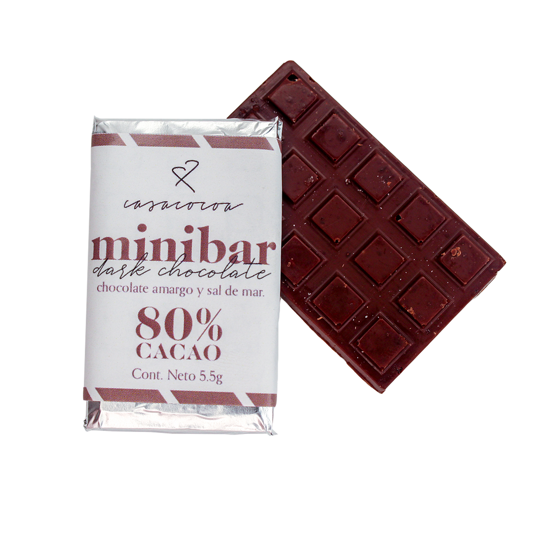 Mini Dark Chocolate Bars 80%